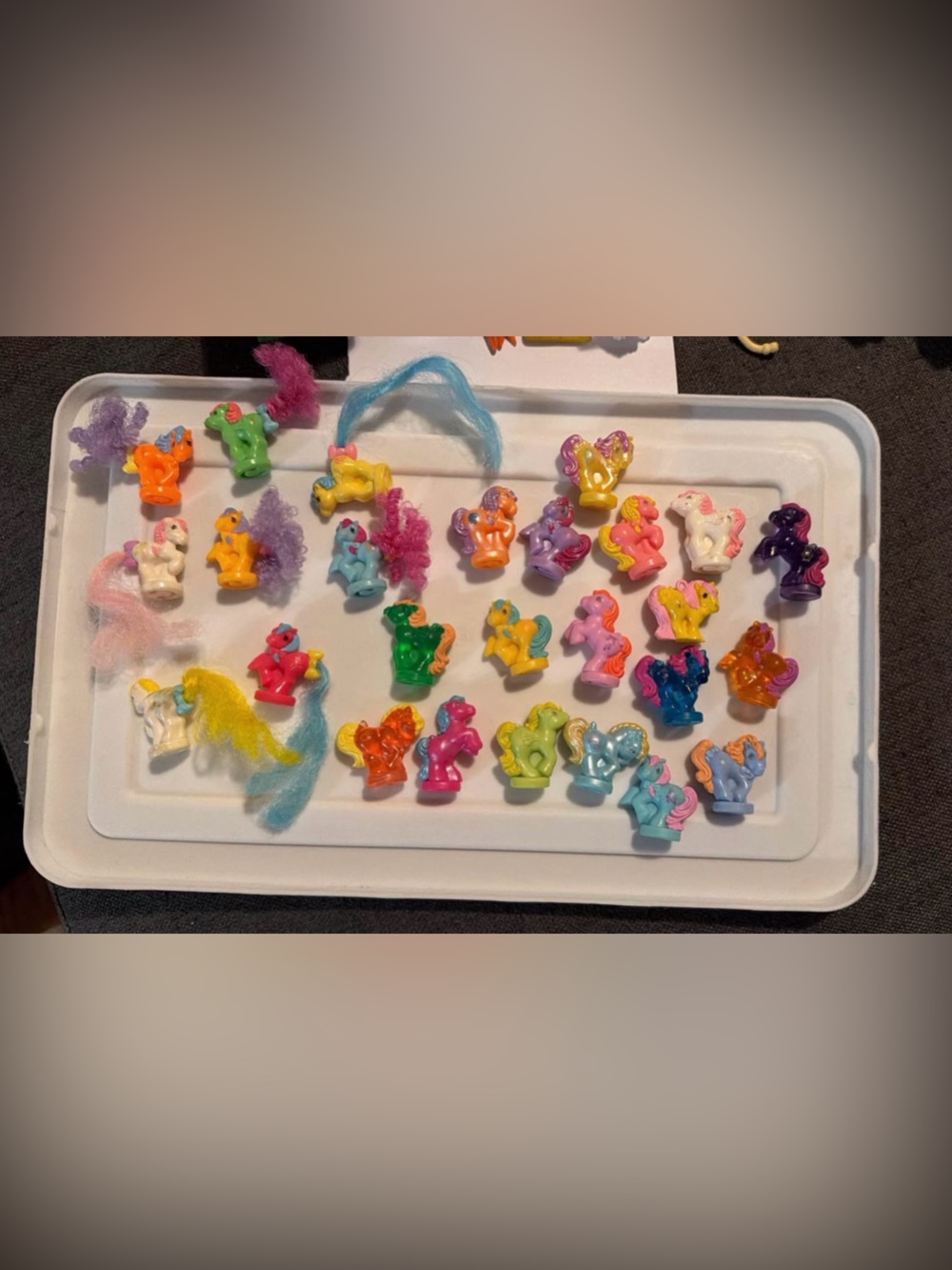 Vintage My Little Pony Petite Ponies lot of 26